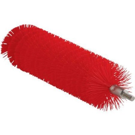 REMCO Vikan 1.6in Tube Brush for Flex Rod- Medium, Red 53684